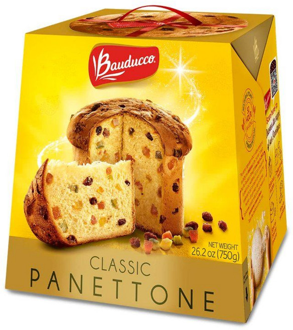 파네토네 빵 Panettone 클래식 케이크 Bauducco 750g, 1