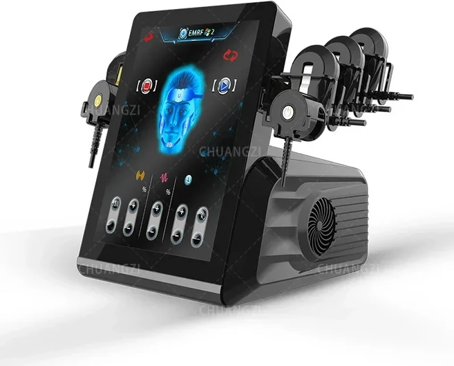 쿠쿠스토어 전문 얼굴 자극 EMRF 페이스 리프트 PEFACE 패드 마사지기, 01 110v