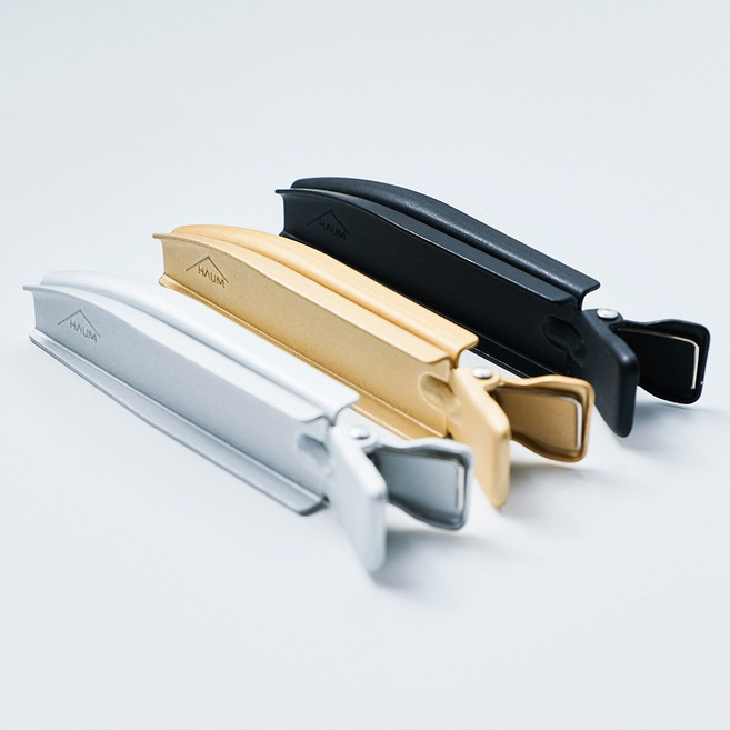 HAUM 하움 볼륨핀셋 휴대용 초간편 앞머리 정수리 볼륨 살리는 셀프 드라이 헤어집게핀, 1개, 블랙