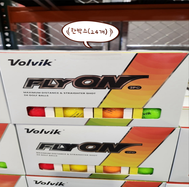 [ 볼빅 골프공 ] 플라이온 골프공 2피스 Volvik (총24개 ), 1개