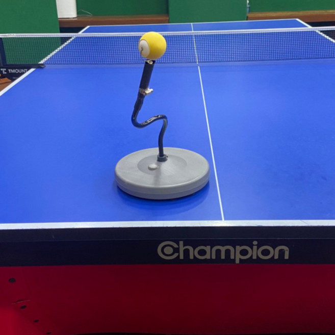 상상 탁구연습기 셀프탁구연습 파워스윙 강력고정 실제공회전 탁구공, 스윙헬퍼, 1개, 혼합색상