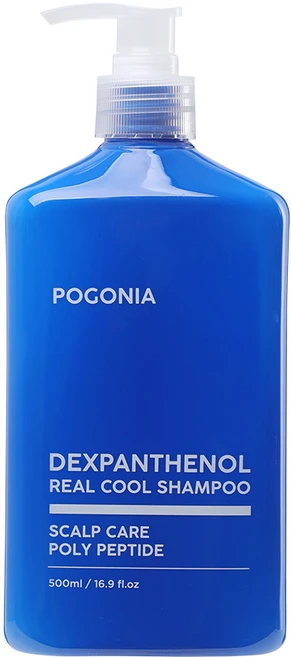 포고니아 덱스판테놀 리얼 쿨 샴푸 NO 향! 쿨 민트오일 15000PPM / 덱스판테놀 10000PPM 함유 정말 시원한 샴푸/ 두피 각질/ 모발 건강/천연오일, 1개, 500ml - 쿠팡
