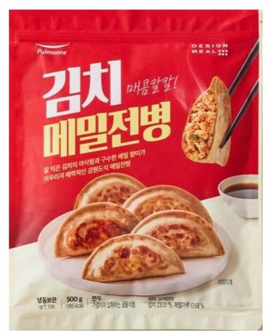 풀무원식품 김치메밀전병, 5개, 500g