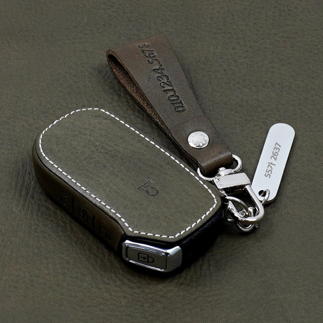 이지스오토랩 쏘렌토 MQ4 K5 DL3 K8 스포티지 NQ5 EV6 셀토스 k3 K7 니로 키케이스 호환, 5버튼(올리브)