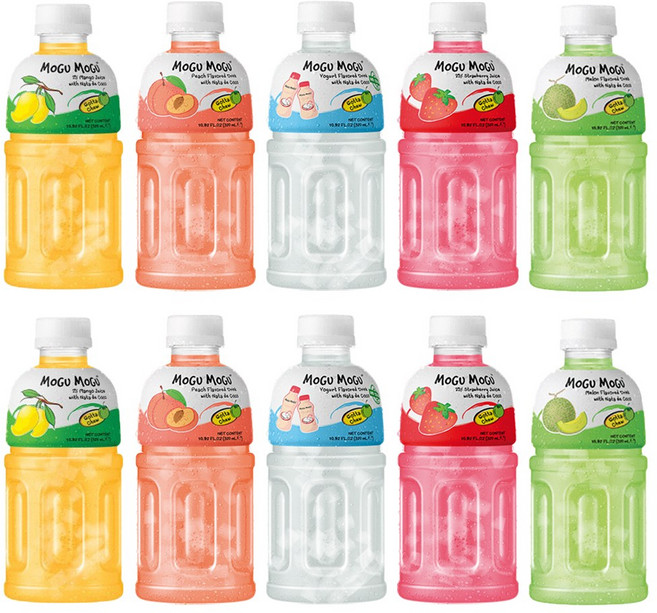 모구모구 인기5종 320ml 망고 2개+복숭아 2개+요거트 2개+딸기 2개+멜론 2개 (총10개) 어린이주스음료수과일, 10개