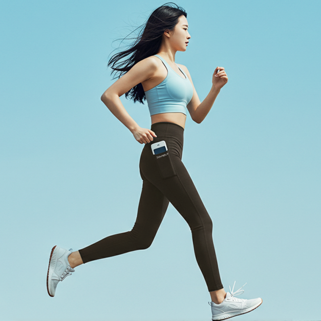 데이로리 하이웨스트 기능성 9부 레깅스