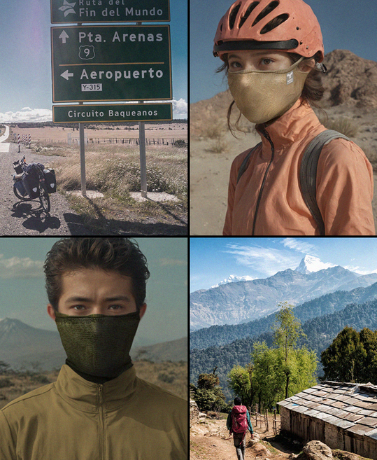 나루마스크 A1 어드벤쳐 마스크 올인원 호홉이 편한 경량 울트라브레스 마스크, 갤럭시블랙, 1개