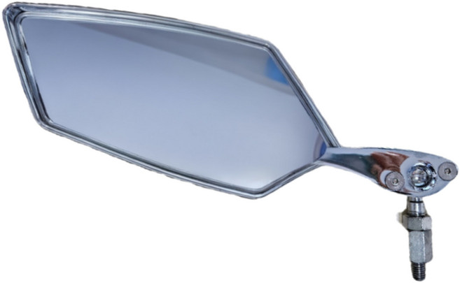 오토바이 백미러 오각 사이드미러 스쿠터 전기 바이크 만능 각도 조절 사이드미러, 10mm