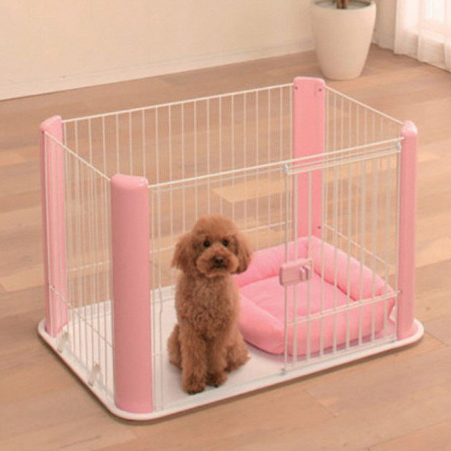 강아지 울타리 펜스 휀스 새끼강아지 견사 아이리스 칼라서클, 옐로우, 1개