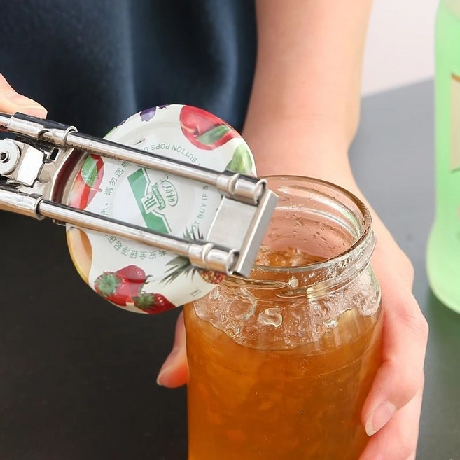 뉴에잇 스테인레스 만능 병따개 오프너, 1개, 실버