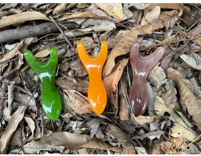 Y形鼻刮痧板 臉部按摩器, 1個, 05-加寬鼻刮器-蜜蠟色加寬*1支
