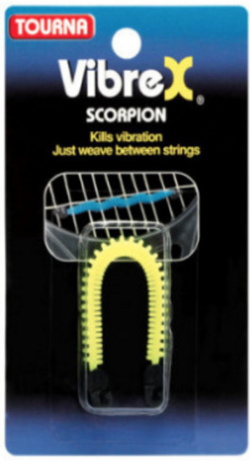 투나 스콜피온 지렁이 댐프너 테니스라켓 엘보링, 1개, 옐로우