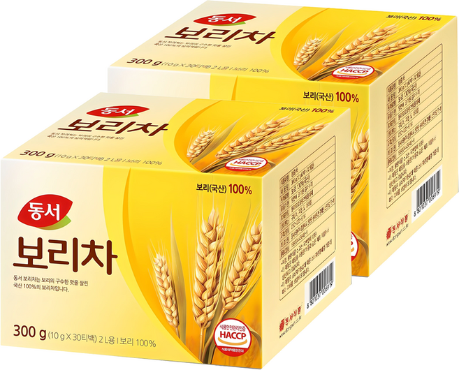 동서 보리차, 10g, 30개입, 2개