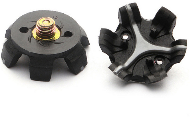 징크 골프화 스파이크징 교체 골프화징, 20개, 나사형, 블랙