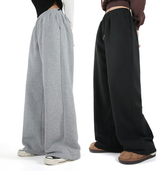 오버나인 여자 여성 숏롱 기장선택 키작녀 키큰녀 허리밴딩 트레이닝 팬츠 바지