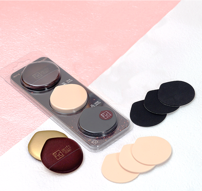 쁘띠꼬모 에어쿠션 신개념 교체형 퍼프 소프트 터치 에어 제인지 업 퍼프 6p, 1세트(6개)