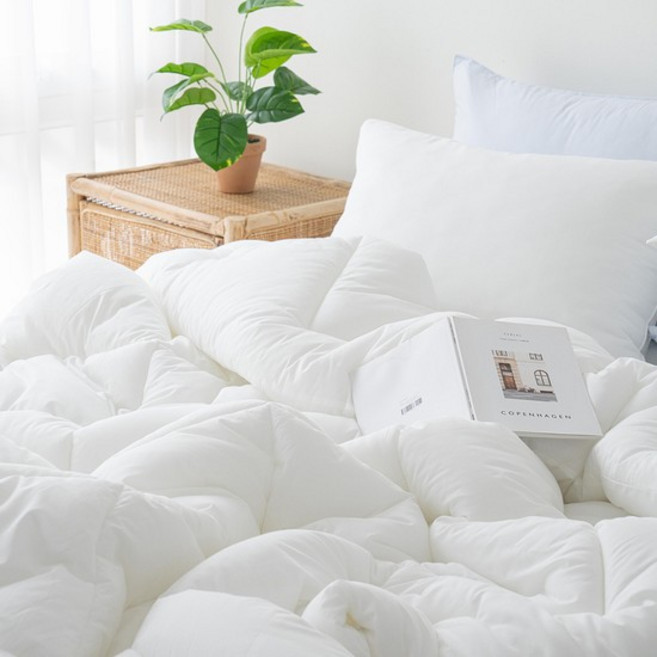 아토앤알로 파우더슈가 60수 순면 옥수수솜 항균 차렵이불베개세트 Q