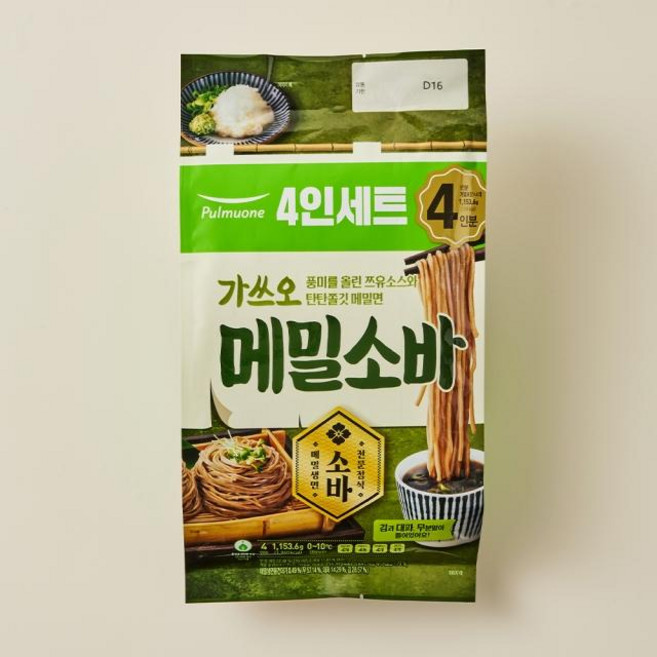가쓰오 메밀소바 4인분 1153 6g, 1.154kg, 1개