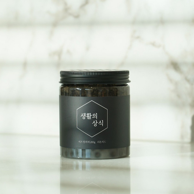 생활의상식 클린 실내 비즈탈취제 화장실 차량 냄새제거 200g 피톤치드, 1개