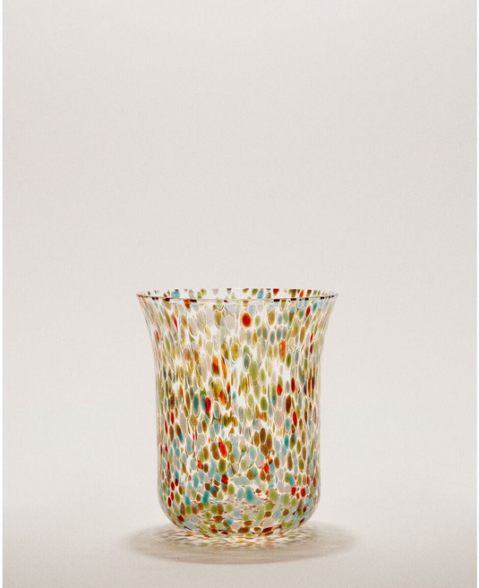 자라홈 브랜드관 멀티컬러 유리컵 40253401903, 17 x 3 x 0.4 cm, 그린