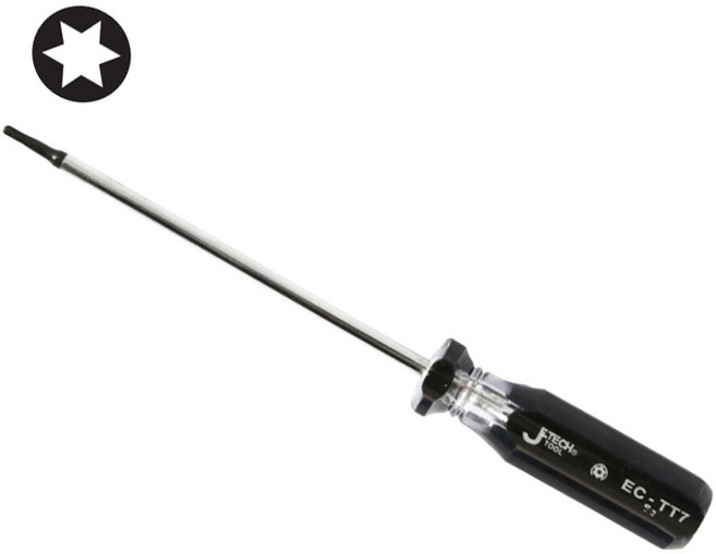 JETECH 별 드라이버 라인칼라 TLC-T25 6MMX125MM, 1개