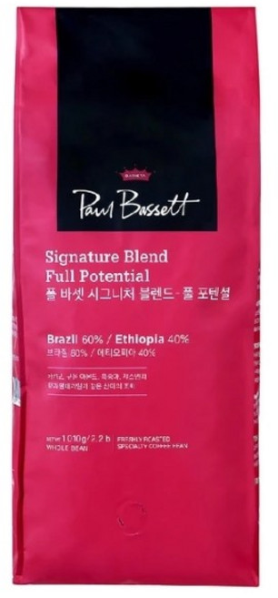 폴바셋 시그니처 블렌드 풀 포텐셜 홀빈, 홀빈(분쇄안함), 1.01kg, 1개