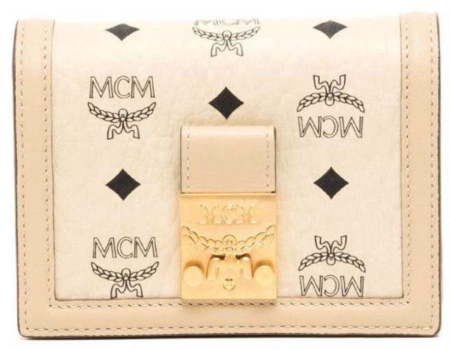 MCM 트레이시 모노그램 프린트 스몰 지갑