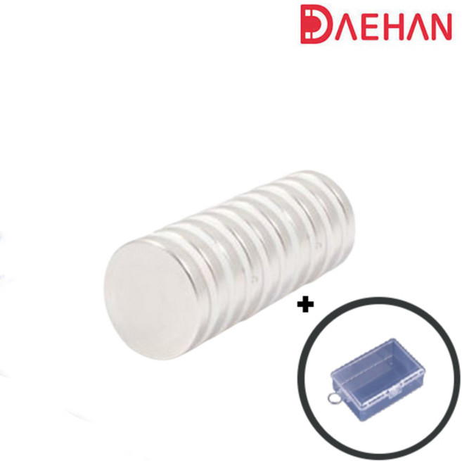 네오디움 원형 자석 초강력 네오디뮴 자석 30 x 5mm, 10개