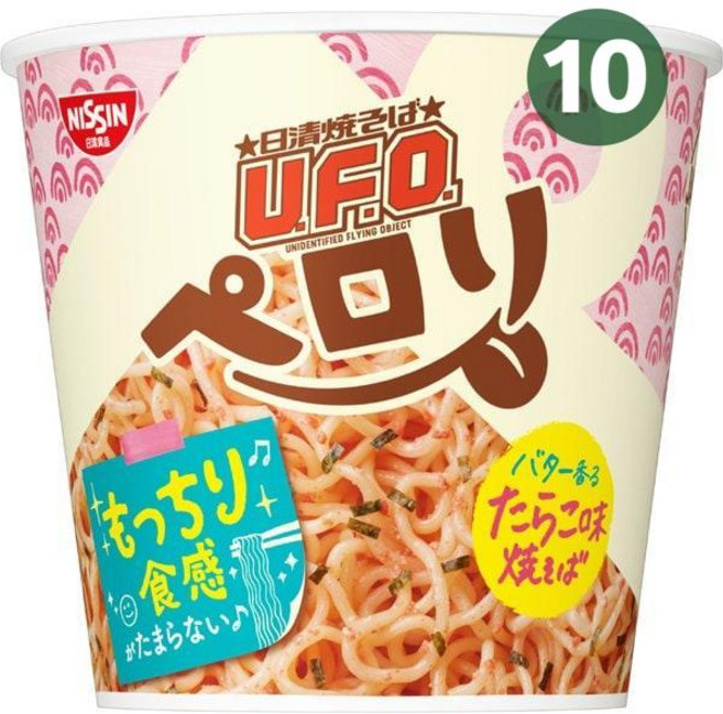 Nissin 닛신 야키소바 UFO 페로리 버터향 타라코 명란젓맛 70g x10개, 10개