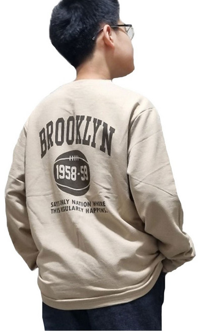 모다 봄신학기 주니어 초등학생 라운드 맨투맨 티셔츠 남아 의류 옷 아동 키즈 중학생 빅사이즈