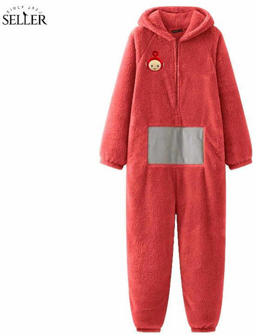 수면 캐릭터 텔레토비잠옷 잠옷 점프슈트 겨울