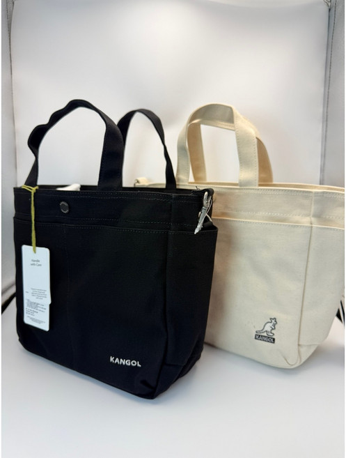 (매장정품) 캉골 여성 텀블러 캔버스 토트백 여자 가방 크로스백 2컬러