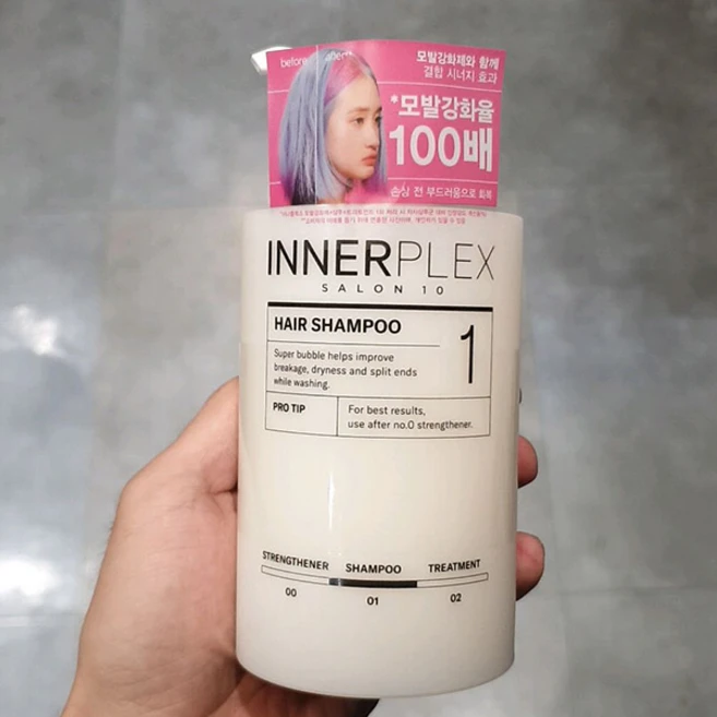 미쟝센 이너플렉스 모발강화 샴푸, 375g, 1개 - 쿠팡
