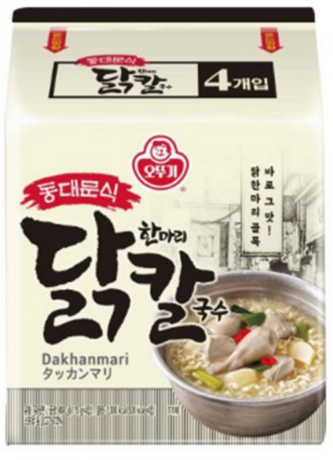 동대문식 닭한마리 칼국수, 115g, 4개