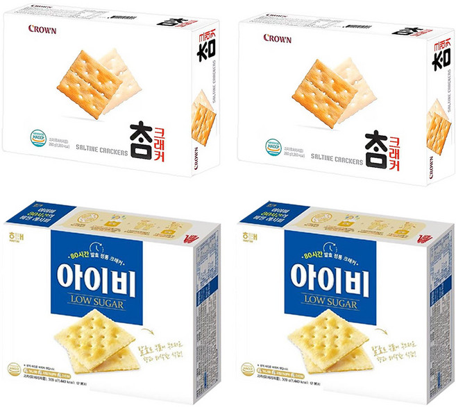 참크래커 280g + 아이비 309g, 589g, 2세트