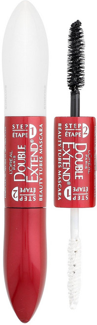 L'Oréal 더블 엑스텐드® 뷰티 튜브® 마스카라 570 블랙 5.2ml(0.17fl oz) L'Oréal (로레알), L'Oréal, 더블 엑스텐드® 뷰티 튜브® 마스, 1