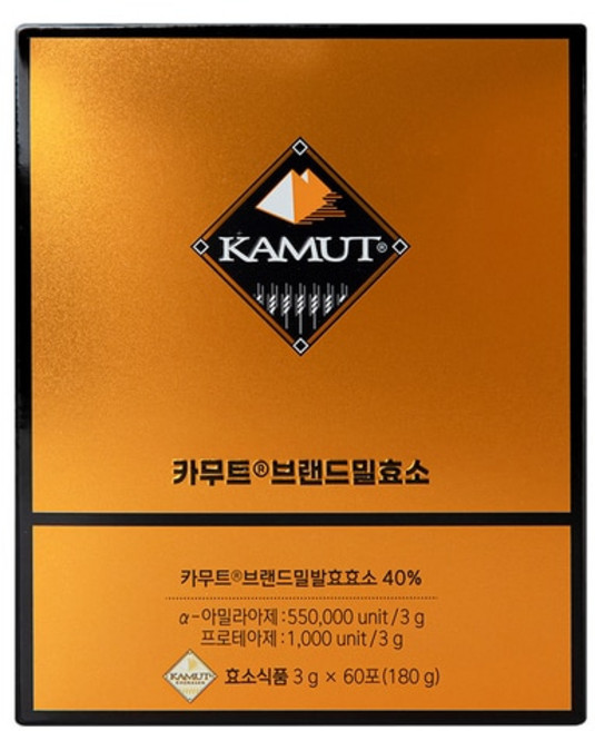 그레인온 골드 카무트 브랜드밀 효소, 180g, 3개