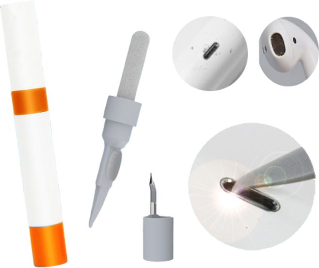 아임펄슨 샥즈오픈핏2 케이스 T920, 끌로파는청소키트(오렌즈화이트), 1개