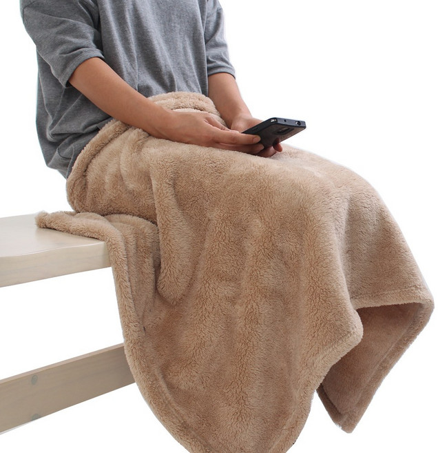 두꺼운 극세사 무릎담요 100X70 혹한기 밍크 블랭킷