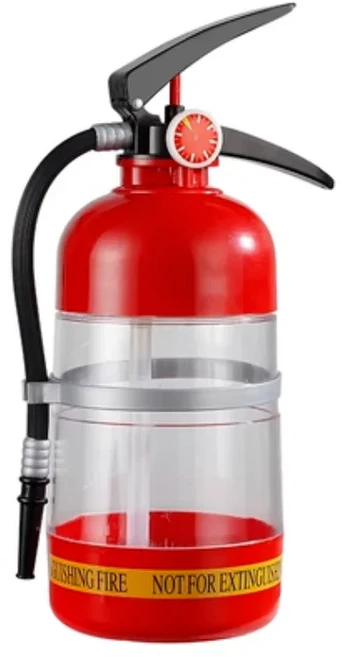 크리 에이 티브 주유소 더블 헤드 워터 디스펜서 바 음료 기계 와인 대포 2 생맥주 통