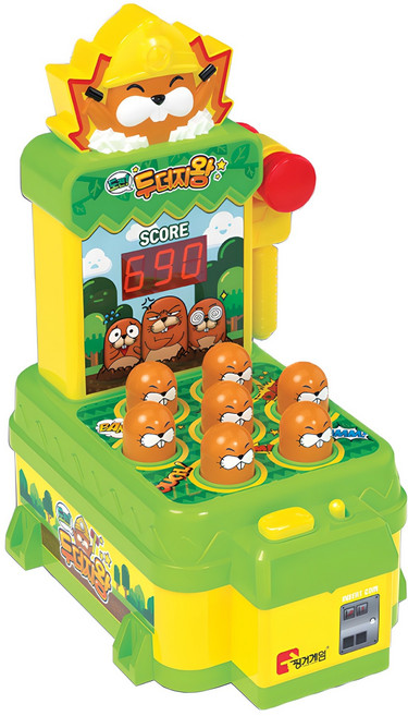 핑거게임 두더지왕 보드게임, 혼합색상, 1개