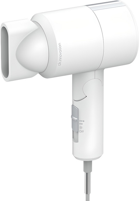 CKI 가정용 접이식 헤어 드라이기 1000W, CKI-D103, 화이트