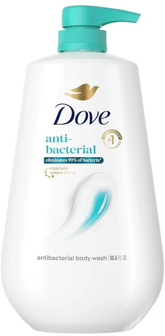 Dove 모든 피부 타입용 항균 펌프가 있는 바디 워시 건조함으로부터 보호 867.5g(30.5온스) - 쿠팡