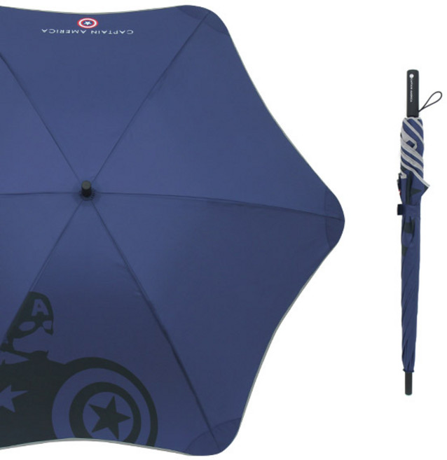 캡틴아메리카 장우산 [70심플로고실루엣-10017] [M0377]