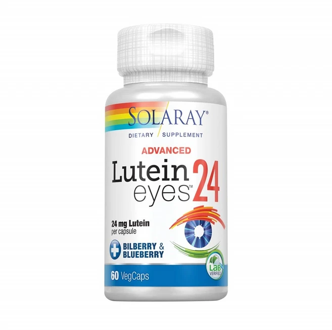 Solaray 솔라레이 Lutein Eyes Advanced 24mg 루테인 - 60캡슐, 1개, 60정 - 쿠팡