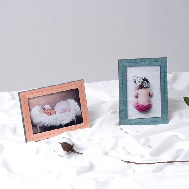 나탈리니 사진액자 탁상용 4x6 5x7 나무액자 액자프레임, 베르도네, 사이즈:4x6|색상:베르도네, 1개