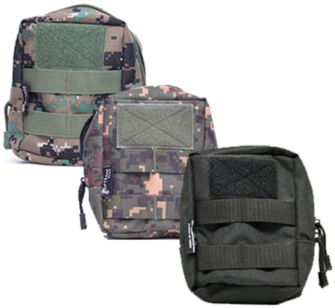 국산 벨크로 파우치 육군 특전사 블랙 밀리터리 몰리결합형