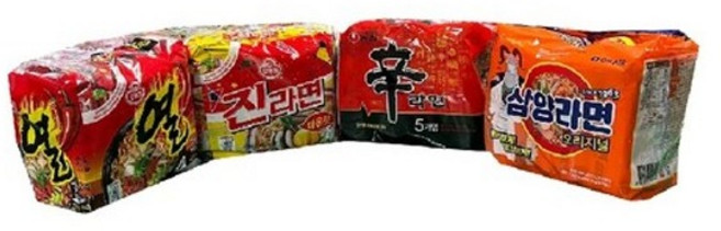 매운라면묶음 4종 (열라면 진라면 신라면 삼양라면) 5묶음 (총20봉), 1개