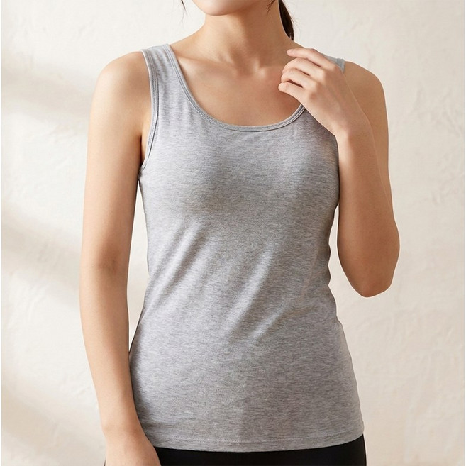 마마조이 모달 브라탑 슬리브리스 런닝 나시