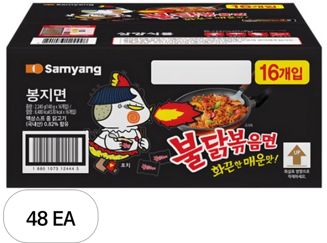 불닭볶음면 140g, 48개
